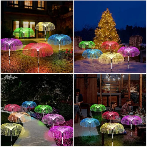 🔥Promotion 49% OFF- 🎄Solar Garden Changing Jellyfish Lights