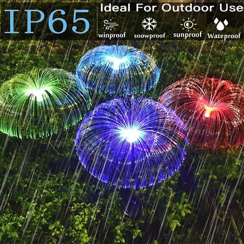 🔥Promotion 49% OFF- 🎄Solar Garden Changing Jellyfish Lights