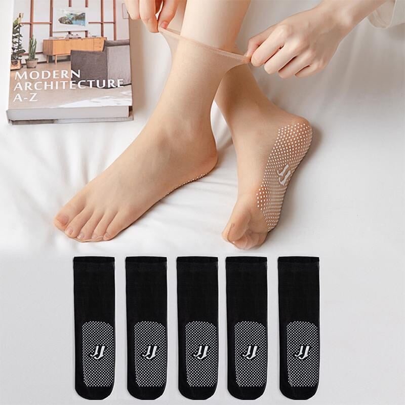 🔥🔥Invisible, Slip-resistant Crystal Silk Socks
