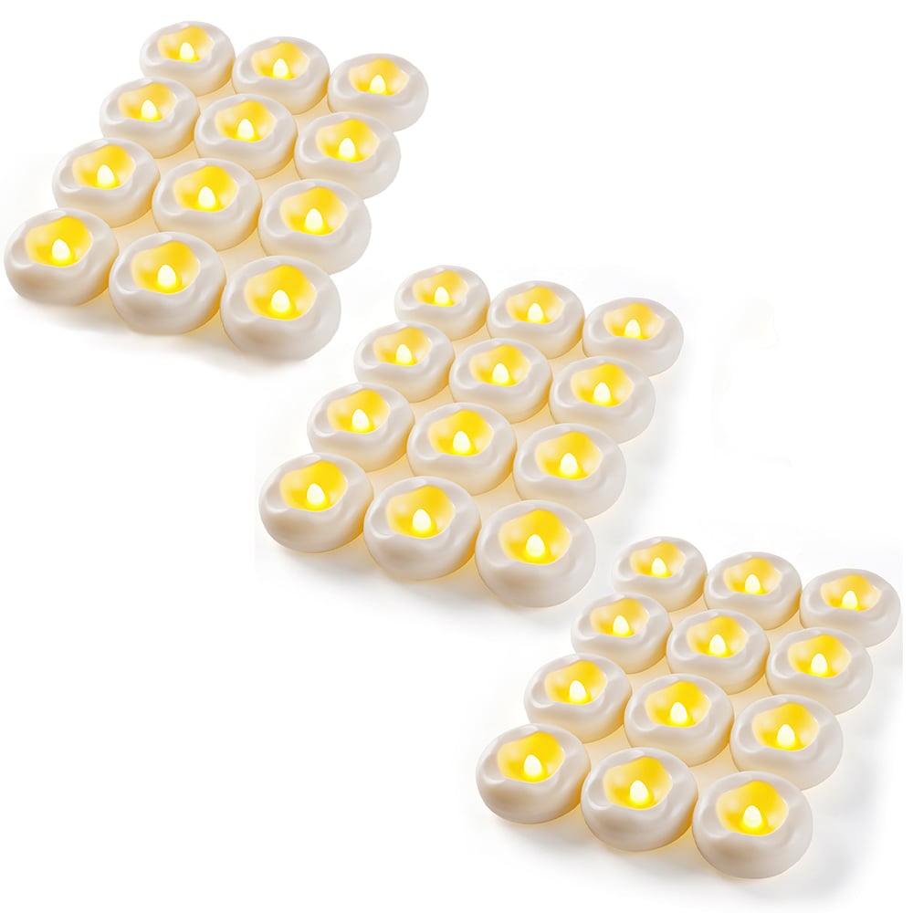 🔥HOT SALE🔥🕯️Water-Activated Flameless Floating LED Candles – Romantic Waterproof Glow for Any Occasion