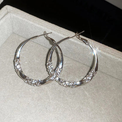 💖Circle Earrings with Zirconia