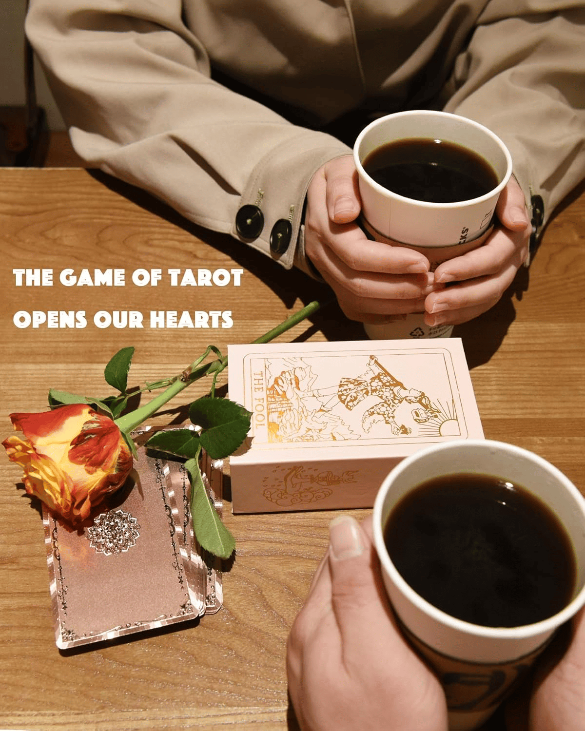 Rose Gold Tarot Cards with Guide Book🔮