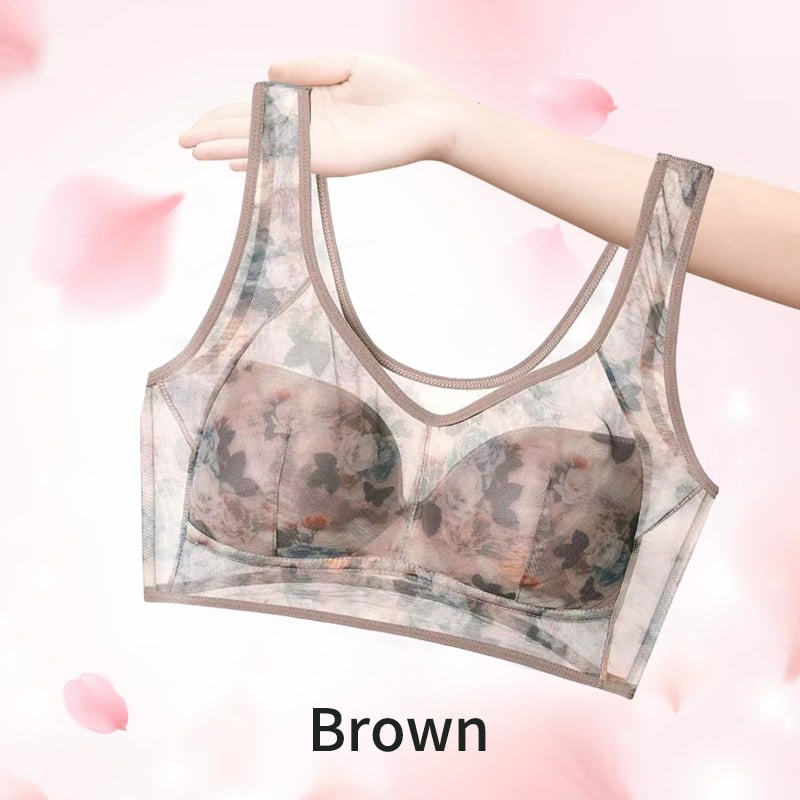 🔥Cooling Comfort Bra Made From Ice Silk And Lace👍