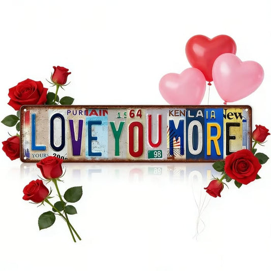❤️ 2D Romantic Metal Wall Decor(2D flat printing)