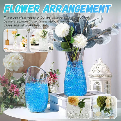 5000 Pieces 8-12mm Crystal Soil Water Bead Gel