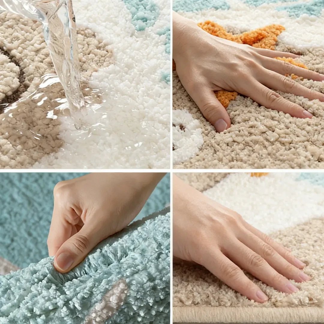 🌊Ocean-Inspired Premium Microfiber Bath Rug