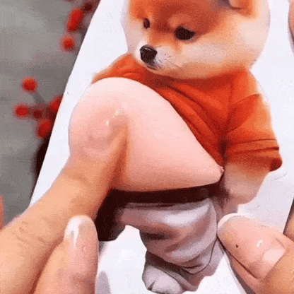 🏆⚡ 50K+ SOLD! 3D Cute Shiba Inu Self-Adhesive Door Stopper & Stress Ball(2 Pack )