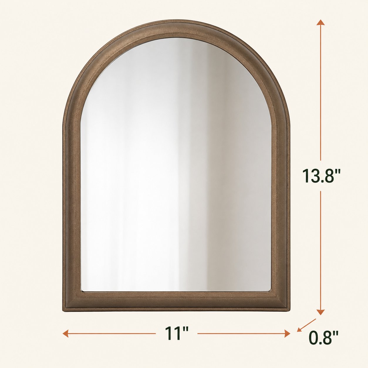 👻 Halloween Ghost Mirror with LED Candlelight Effect 🕯️