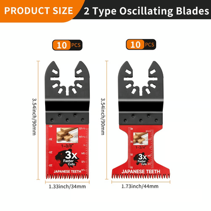 Professional Teeth Oscillating Multi-Tool Blades 🪚