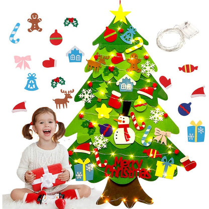 DIY Felt Christmas Tree Set