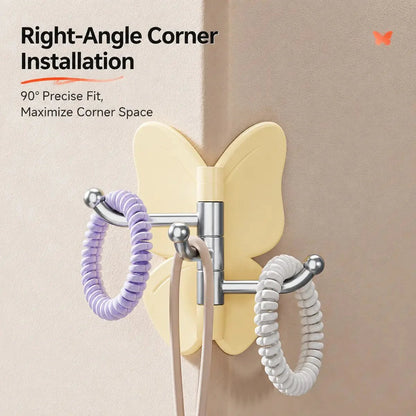 🔥2026 SALE - 🦋No Drilling Swivel Butterfly Hook