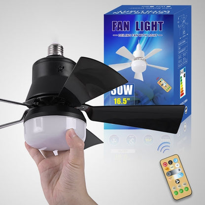 🏆LAST DAY SALE 49% OFF🔥SmartBreez 40W LED Ceiling Fan Light – 20.5” Ultra-Quiet with Remote 🎯 | E27 + FREE B22 Adapter 🔌 | For Bedroom 😴, Kitchen 👩‍🍳 & Garage 🛠️ – UK Ready! 🇬🇧