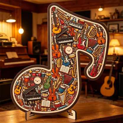 ⌛Limited-time offer🎶Wooden Musical Note Jigsaw Puzzle🧩