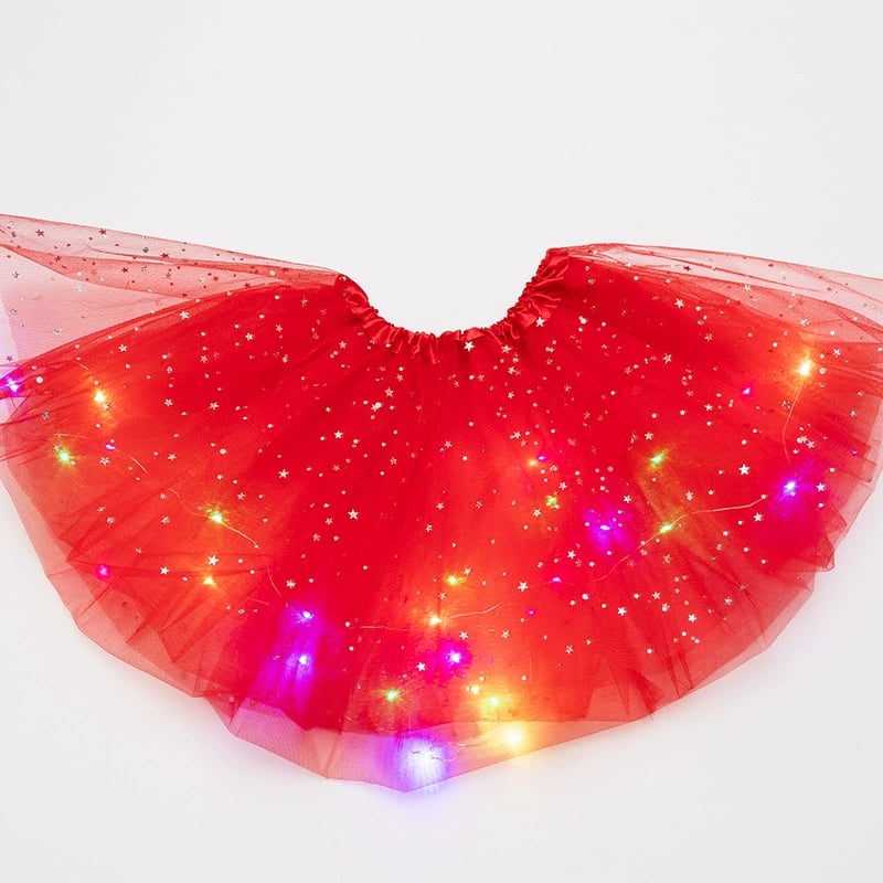 Final Clearance!🌟 Princess Glow LED Skirt | Soft, Safe & Stretchy for All-Day Play– Last Chance at This Price! 🔥🔥Buy 2 Get 10% Off
