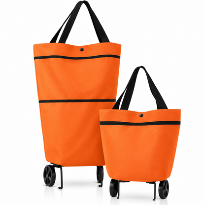 🔥LAST DAY 40% OFF🔥 2 in 1 Foldable Shopping Cart Bag🎁
