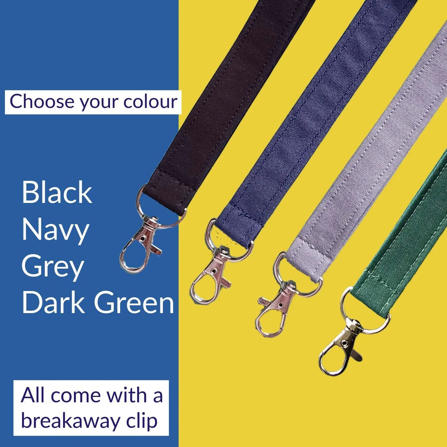 🔥LAST DAY 50% OFF - 👩‍🏫NEW UPGRADED Plain Fabric Pen Lanyards🥳Buy 2 Get 10% Off
