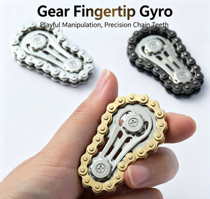 ⚙️ The Ultimate Mechanical Fidget: Bike Chain Sprocket Spinner for Focus & Stress Relief