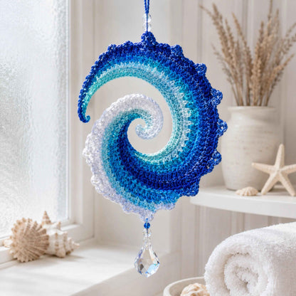 🔥Last Day 49% OFF - 🌊🧵Ocean Wave Crochet Wind Spinner Diy Kit