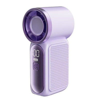 ✨ Mini Pocket Fan with LED Screen – Powerful Portable Cooling