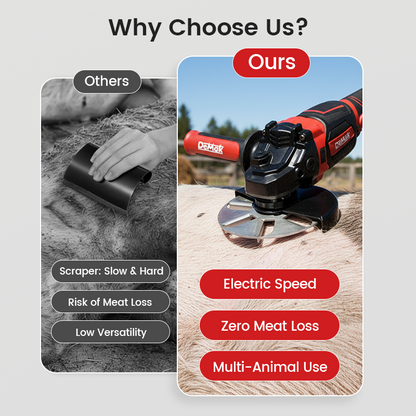 🐄 Multi-Purpose Animal Hair Remover Scraper Disc – Fast, Efficient & Built to Last