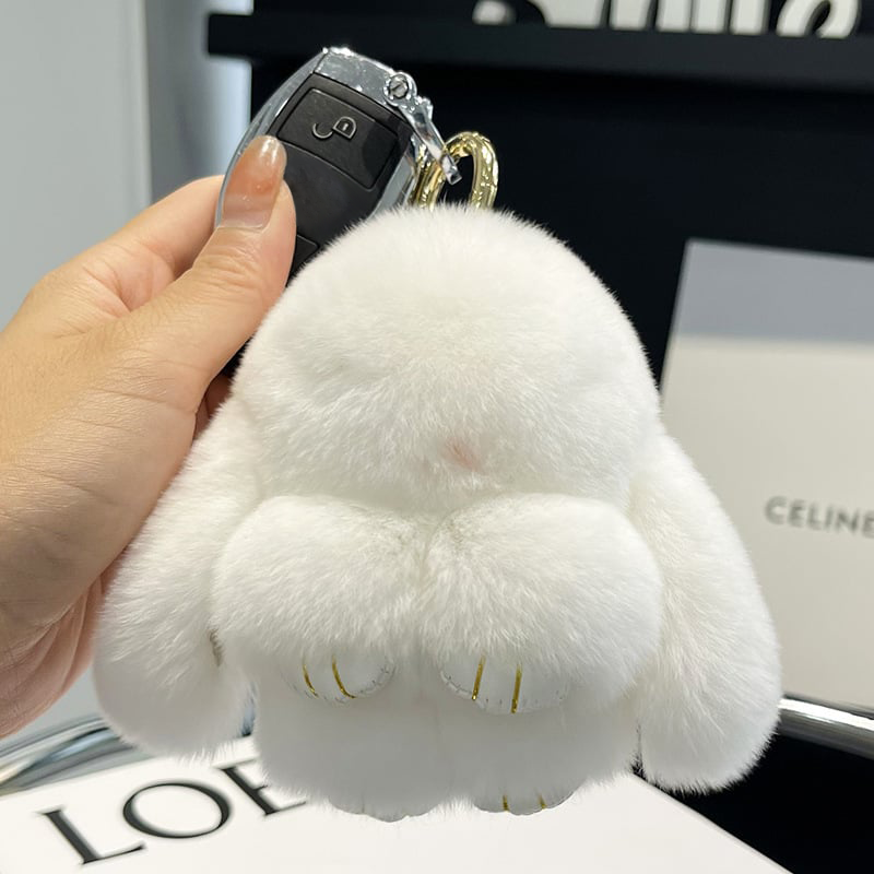 💕Early Bird Special Offer: 60% OFF🐰 Handmade Soft Bunny PomPom Charms   🔥🔥 Buy 2, Get 10% Off