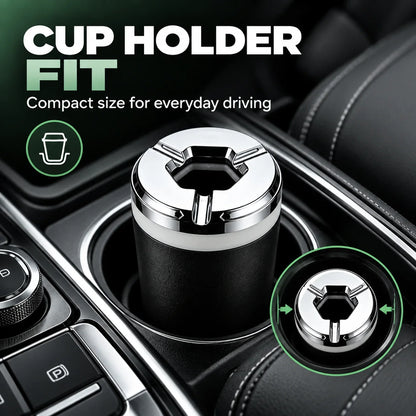 Vehicle-Mounted Rotating Sealed Lid Car Ashtray