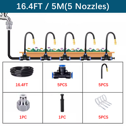 🔥360° Curved Garden Automatic Irrigation System
