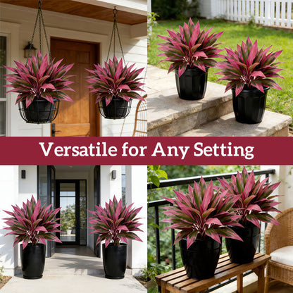 🔥Hot Sale🌿 Artificial Cordyline Ti Plant | Faux Red Ti Leaf Tropical Decor