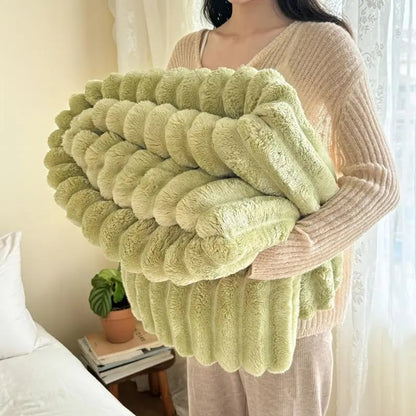 🎀Popular thickened plush nap blanket