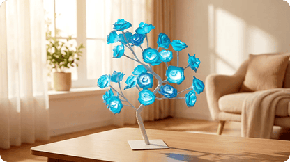 📢📢70% OFF!!⏰🌹Rose Flower Design Tree Night Light🌟