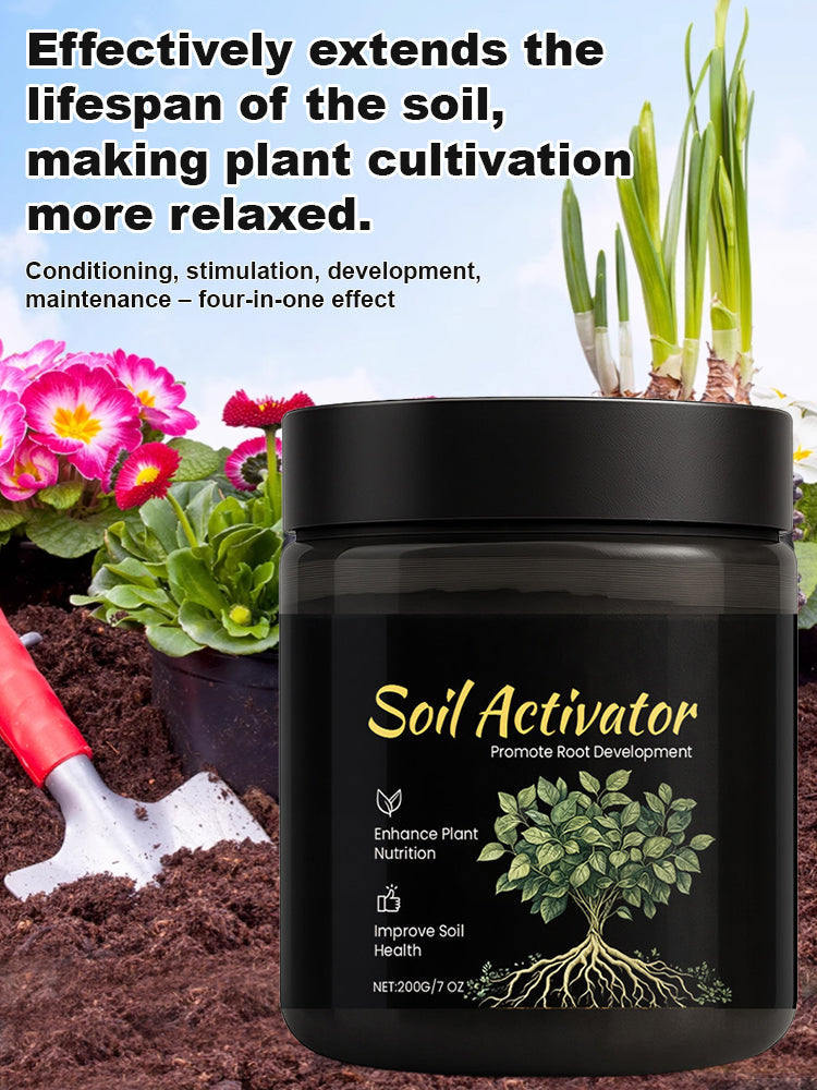 Premium Garden Soil Energizer - 30% Faster Root Growth | Concentrated Bio-Formula for Lush Blooms & Veggies