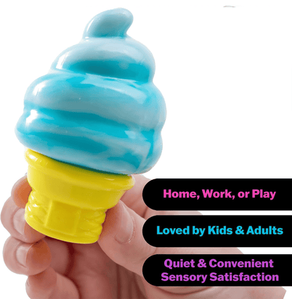 🔥Ice Cream Squeeze Squishy, Ice Cream Squishy, Slow Rise Sensory Fidget Toy, Easter Basket Stuffers Party Favors🍦Buy 2 Get 1 Free-3PCS