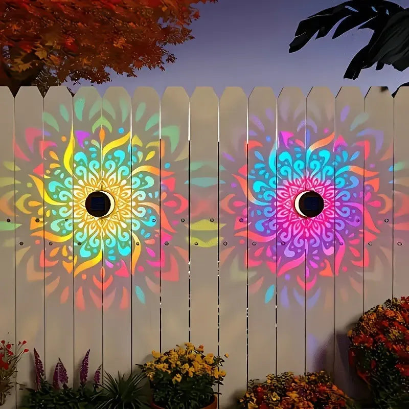 🌟Solar Fence Lights Metal Solar Powered