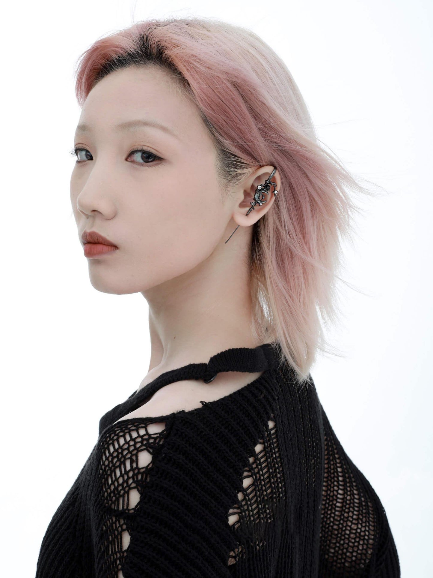 😍😍😍MYTH OF THE MOON Ear Hook Needle Piercing Earring 🔥🔥🔥Buy 2 Get 10% Off