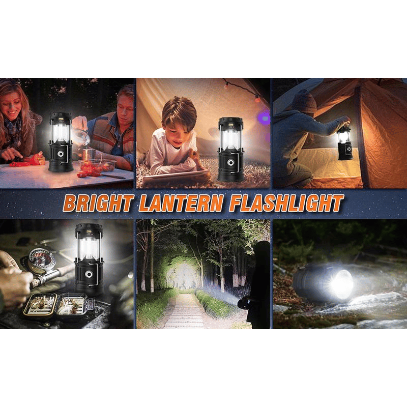 Collapsible LED Camping Lanterns Lightweight  Solar