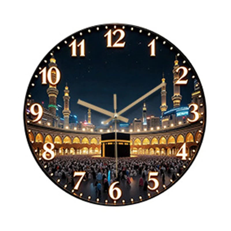 📢📢49% OFF !! ⏰Creative Wooden Silent Wall Clock