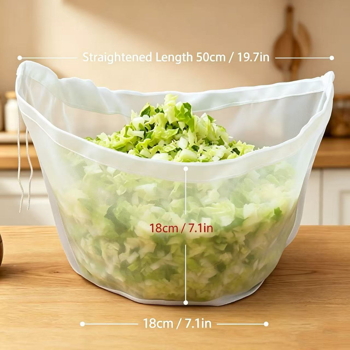 Bowl-Shaped Nylon Nut Milk Bag, Reusable Strainer Bags（3Pcs）