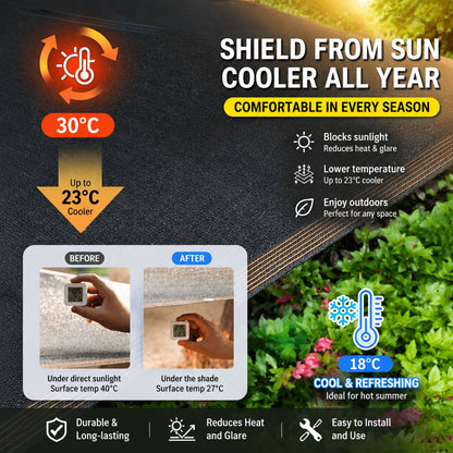 ☀️ 98% UV-Blocking Sunshade Net – Ultimate Outdoor Protection