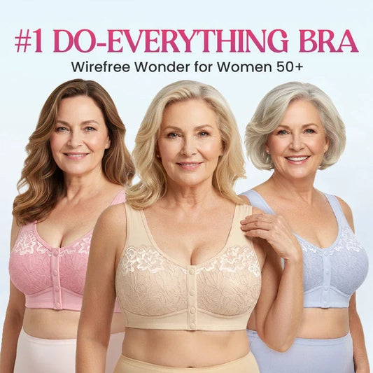 Posy Bra - Front Closure Breathable Cotton Lifting Bra for Seniors