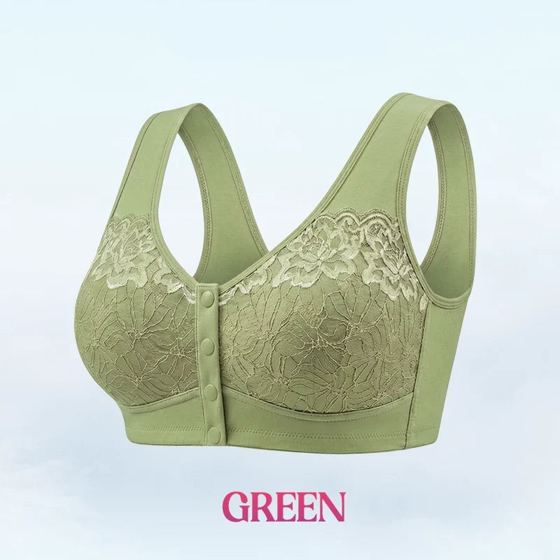 Posy Bra - Front Closure Breathable Cotton Lifting Bra for Seniors