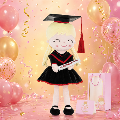 🎓💖 Graduation Girl Plush Doll –  Keepsake Gift for Class of 2026