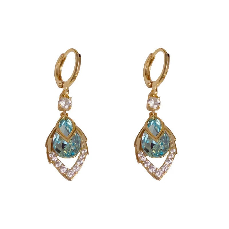 ⏳Limited-time ⏰Sky Blue Drop Dangle Hoop Earrings💧💍