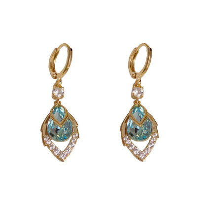 ⏳Limited-time ⏰Sky Blue Drop Dangle Hoop Earrings💧💍