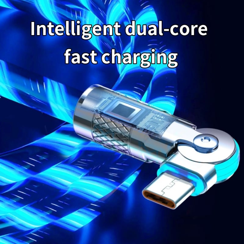 ⚡180° Rotating Streamer Data Cable