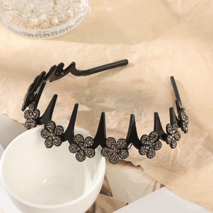 ✨ Wavy Butterfly Headband Set – Non‑Slip, Sparkling, 4 Colors