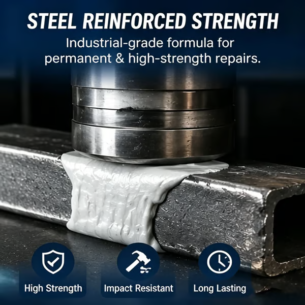 🔧 Steel Reinforced Epoxy Putty – Permanent Repairs Made Easy