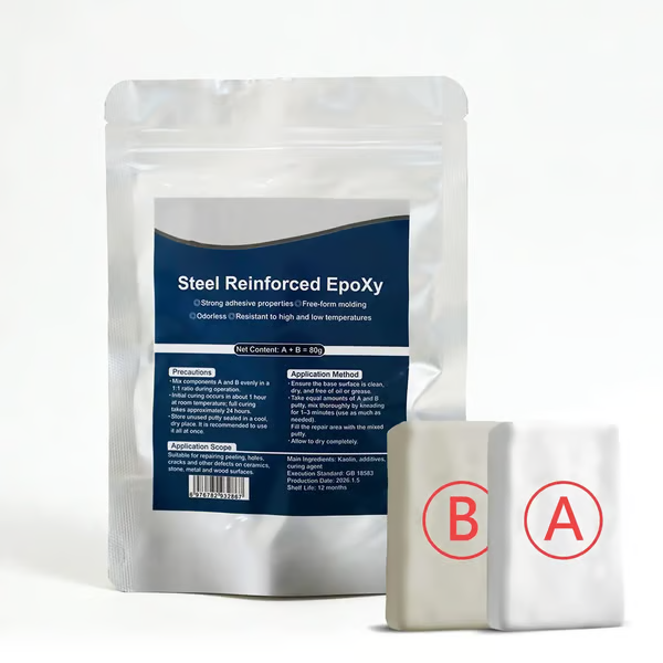 🔧 Steel Reinforced Epoxy Putty – Permanent Repairs Made Easy