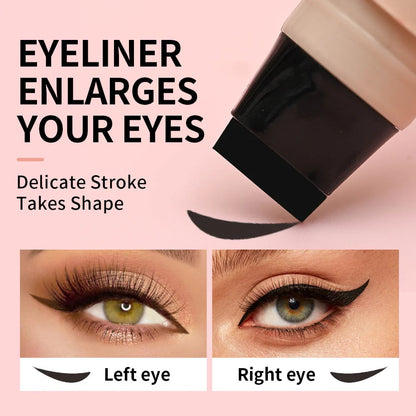 🔥🔥Rotating waterproof winged eyeliner stamp pen 🥳🥳Buy 2 Get 1 Free