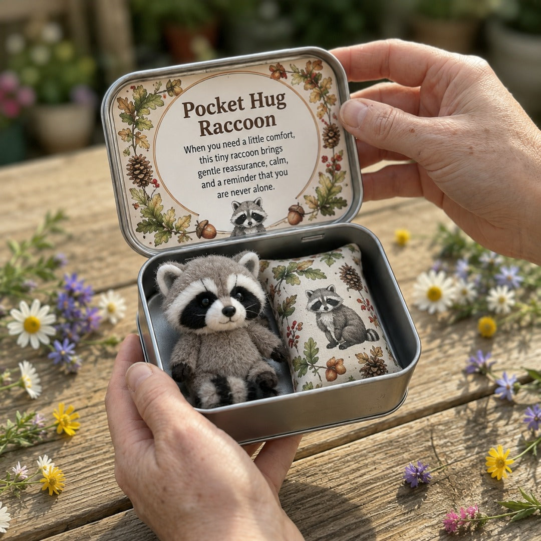 Pocket Hug Plush Keepsake Tin – Mini Comfort Gift