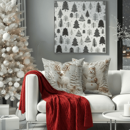 🎅🎁 Festive Christmas Cushion Cover